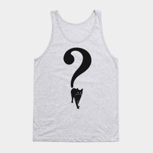 Cat in The Question Tank Top